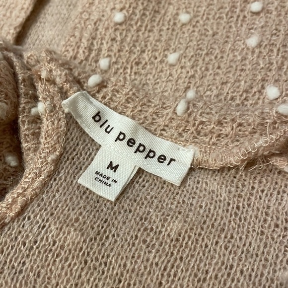 Pink Swiss Dot Sweater - Picture 9 of 11